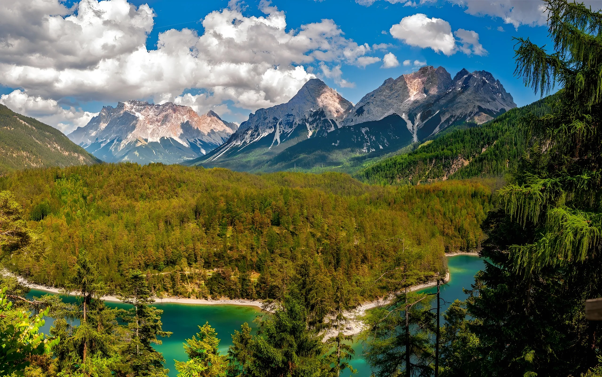 impressive mountains in Germany