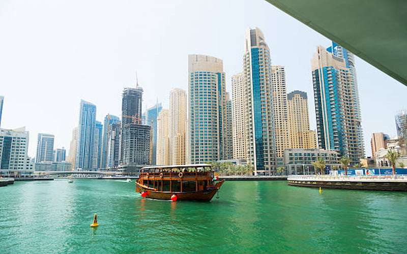 Evening on Dubai Dhow Cruise